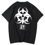 Men's Radiation Sign Oversized Techwear T-Shirt - ATLAS 1