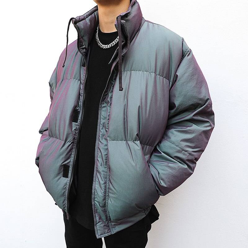 Men's Reflective Cotton Padded Techwear Winter Jacket - ATLAS 1