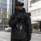 Men's Reflective Detail Tactical Urban Windbreaker - ATLAS 1