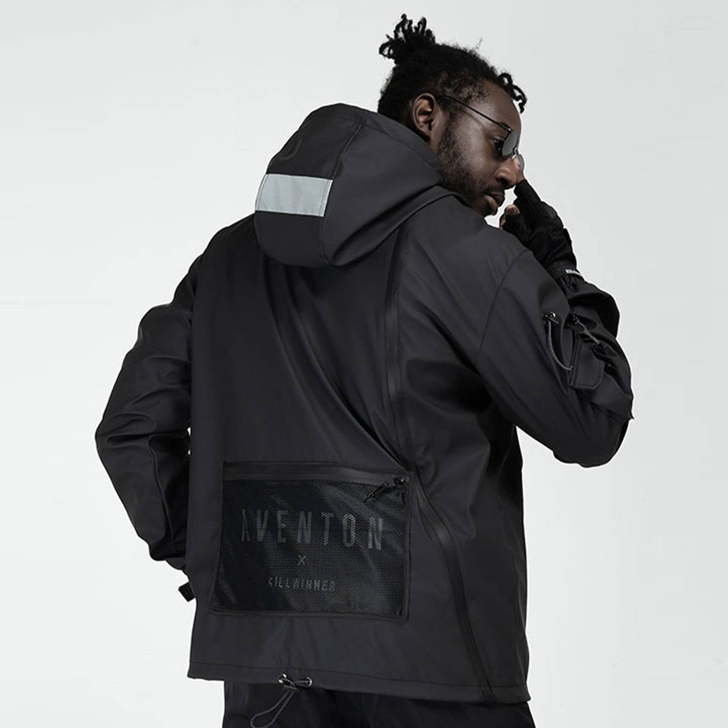 Men's Reflective Detail Tactical Urban Windbreaker - ATLAS 1