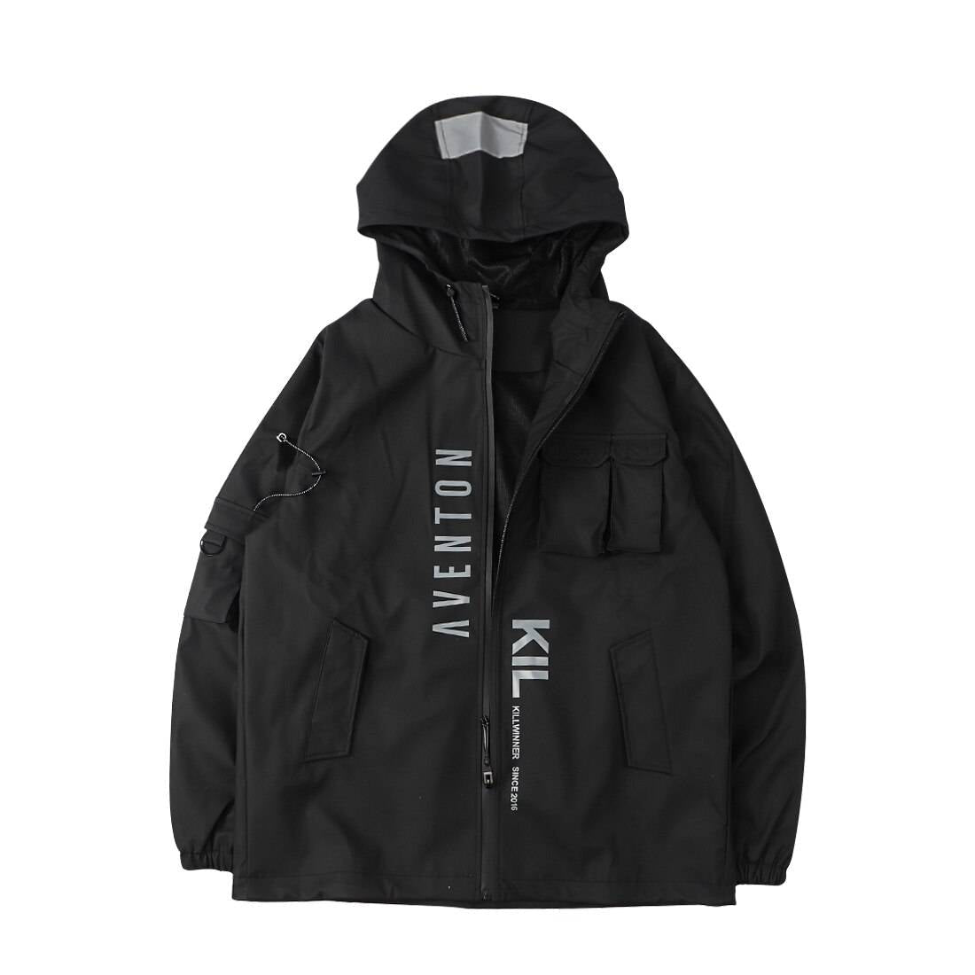 Men's Reflective Detail Tactical Urban Windbreaker - ATLAS 1