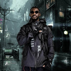 Men's Reflective Detail Tactical Urban Windbreaker - ATLAS 1