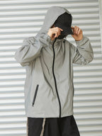 Men's Reflective Hooded Streetwear Windproof Jacket - ATLAS 1 - Techwear Store