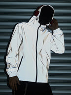 Men's Reflective Hooded Streetwear Windproof Jacket - ATLAS 1 - Techwear Store