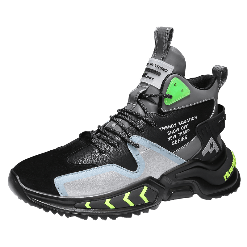 Men's Reflective Techwear High Tops - ATLAS 1