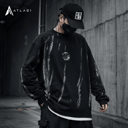 Pánská oversized techwear mikina Riot Division