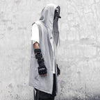 Men's Streetwear Techwear Hooded Sleeveless Vest - ATLAS 1