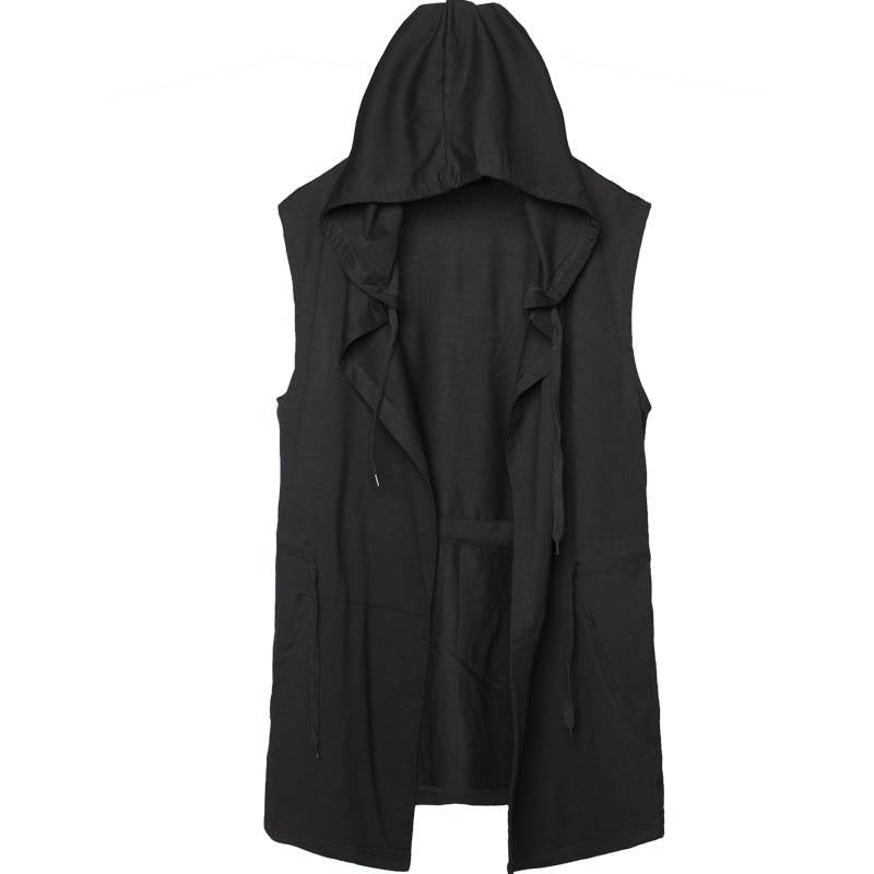 Men's Streetwear Techwear Hooded Sleeveless Vest - ATLAS 1