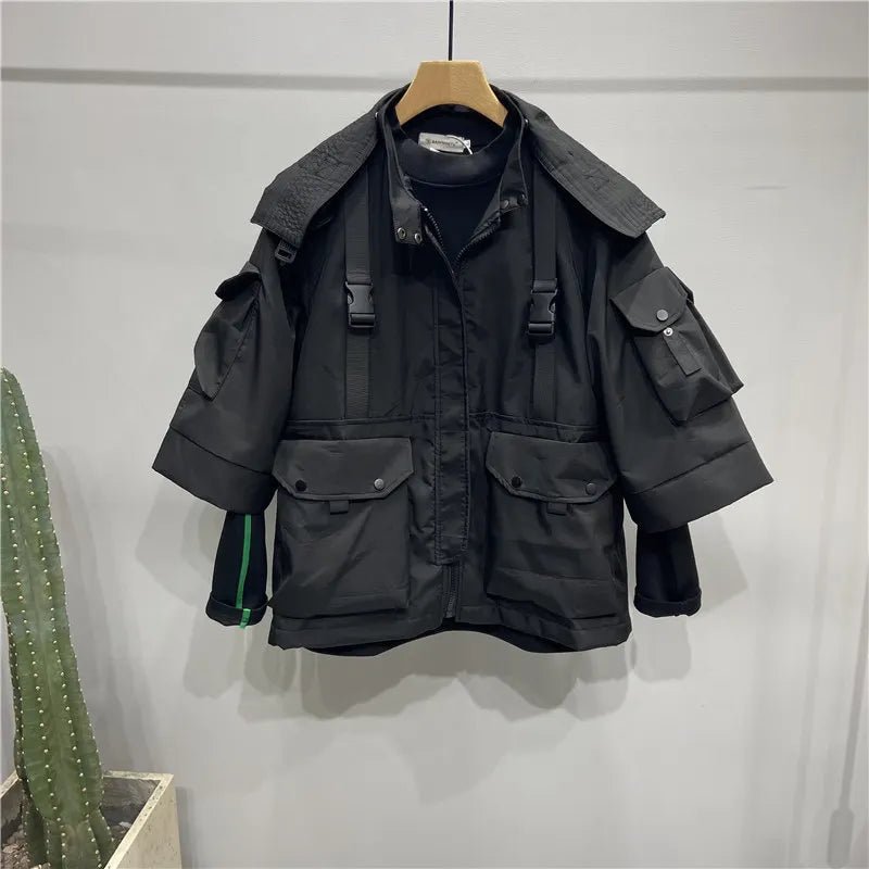 Men's Tactical Hooded Cargo Jacket - ATLAS 1