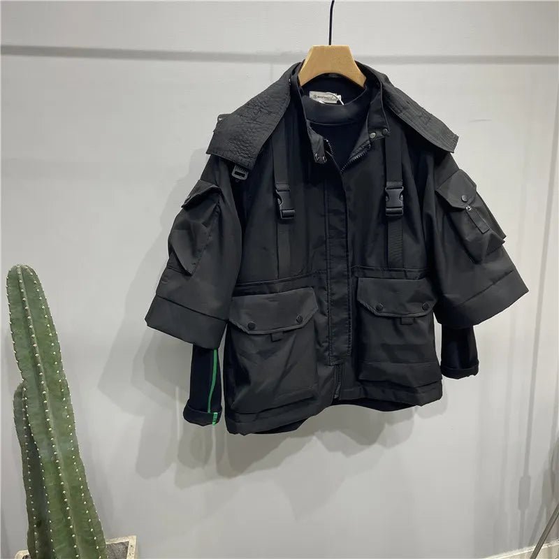 Men's Tactical Hooded Cargo Jacket - ATLAS 1