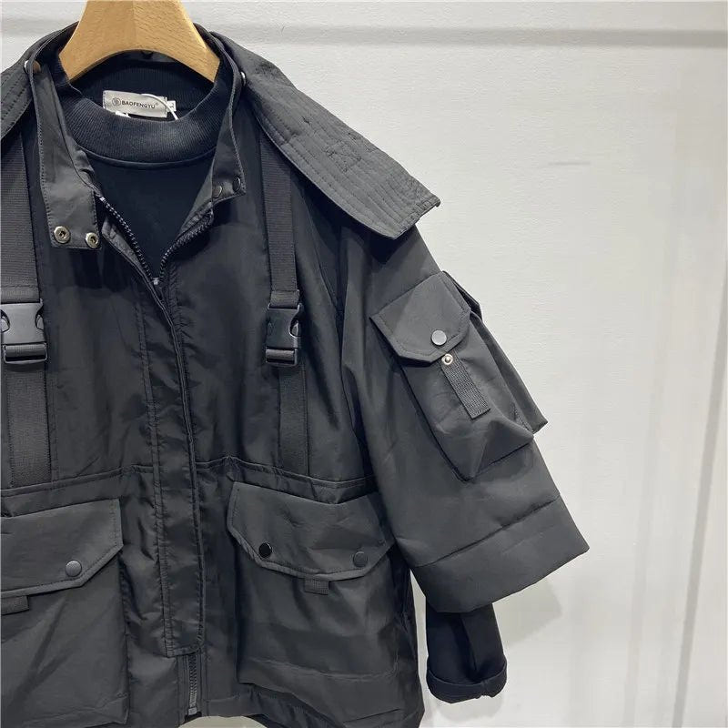 Men's Tactical Hooded Cargo Jacket - ATLAS 1