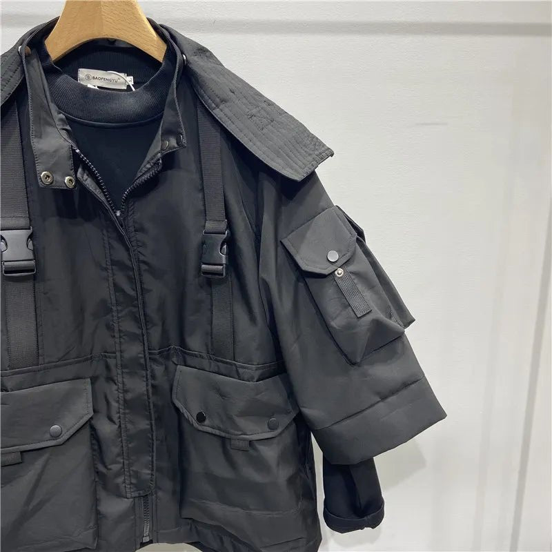 Men's Tactical Hooded Cargo Jacket - ATLAS 1