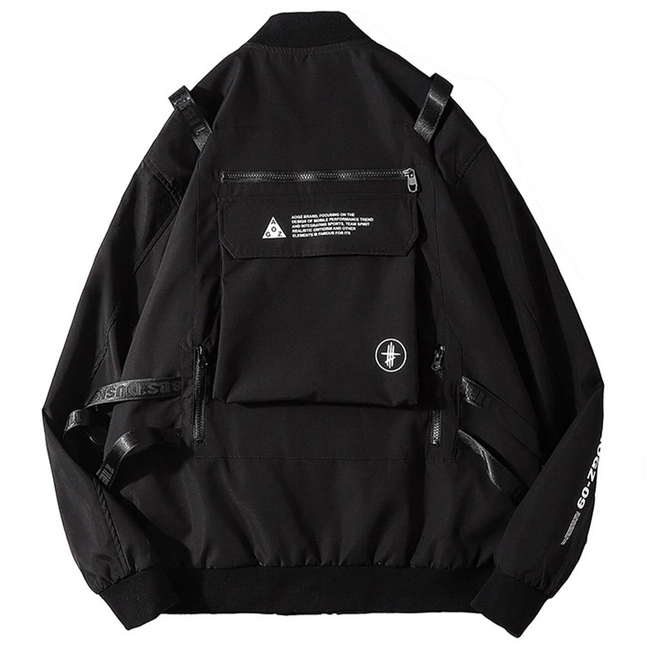 Men's Tactical Pockets Techwear Bomber Jacket - ATLAS 1