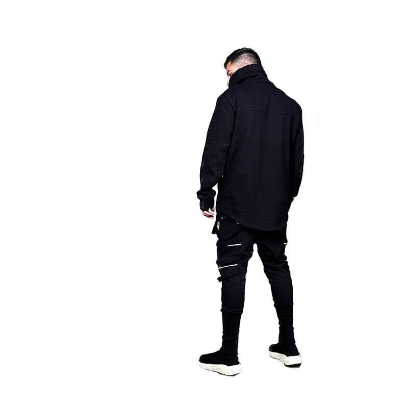 Men's Tactical Straps Turtleneck Techwear Sweatshirt - ATLAS 1