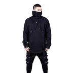 Men's Tactical Straps Turtleneck Techwear Sweatshirt - ATLAS 1