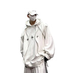 Men's Tech Wear Oversized Hoodie with Shoulder Pads - ATLAS 1