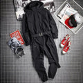 Men's Techwear Black Cargo Jumpsuit Multi Pocket Overalls - ATLAS 1
