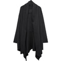 Men's Techwear Black Hooded Wizard Trench Coat - ATLAS 1