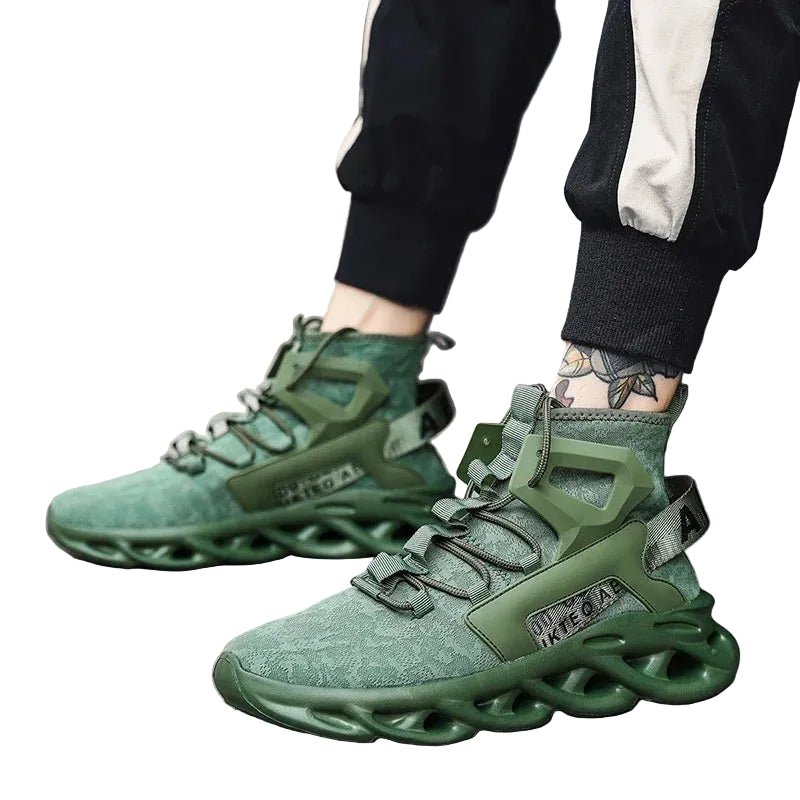 Men's Techwear Breathable High Top Sneakers - ATLAS 1