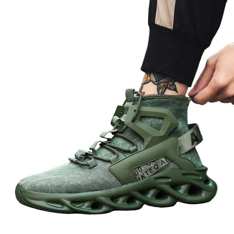 Men's Techwear Breathable High Top Sneakers - ATLAS 1