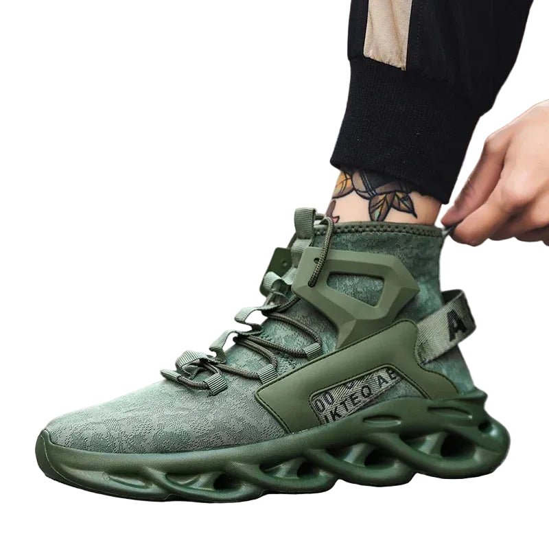 Men's Techwear Breathable High Top Sneakers - ATLAS 1