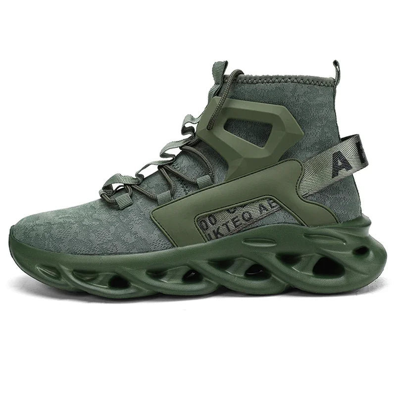Men's Techwear Breathable High Top Sneakers - ATLAS 1
