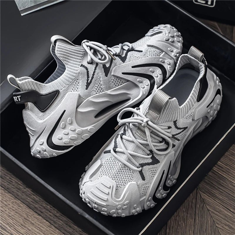 Men's Techwear Breathable Sock Sneakers Hiking Shoes - ATLAS 1