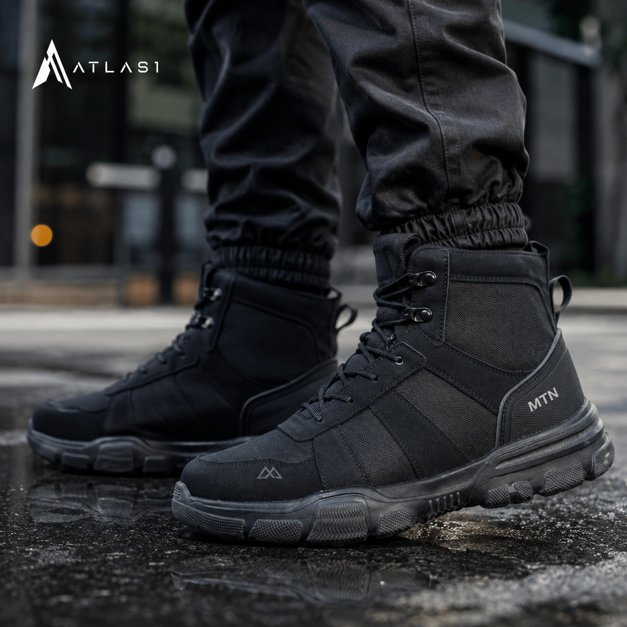 Men's Techwear Breathable Steel Toe Safety Shoes - ATLAS 1