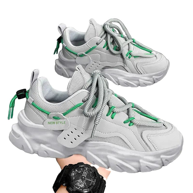 Men's Techwear Breathable Thick Sole Sneakers - ATLAS 1