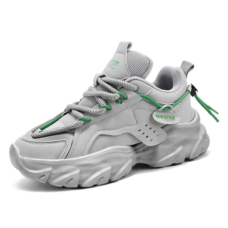 Men's Techwear Breathable Thick Sole Sneakers - ATLAS 1