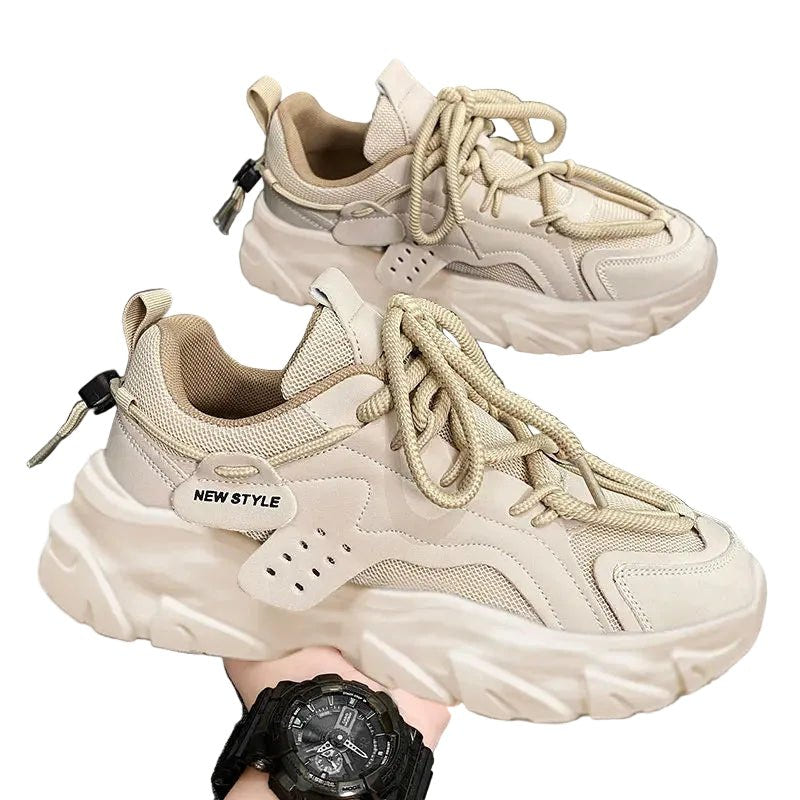Men's Techwear Breathable Thick Sole Sneakers - ATLAS 1