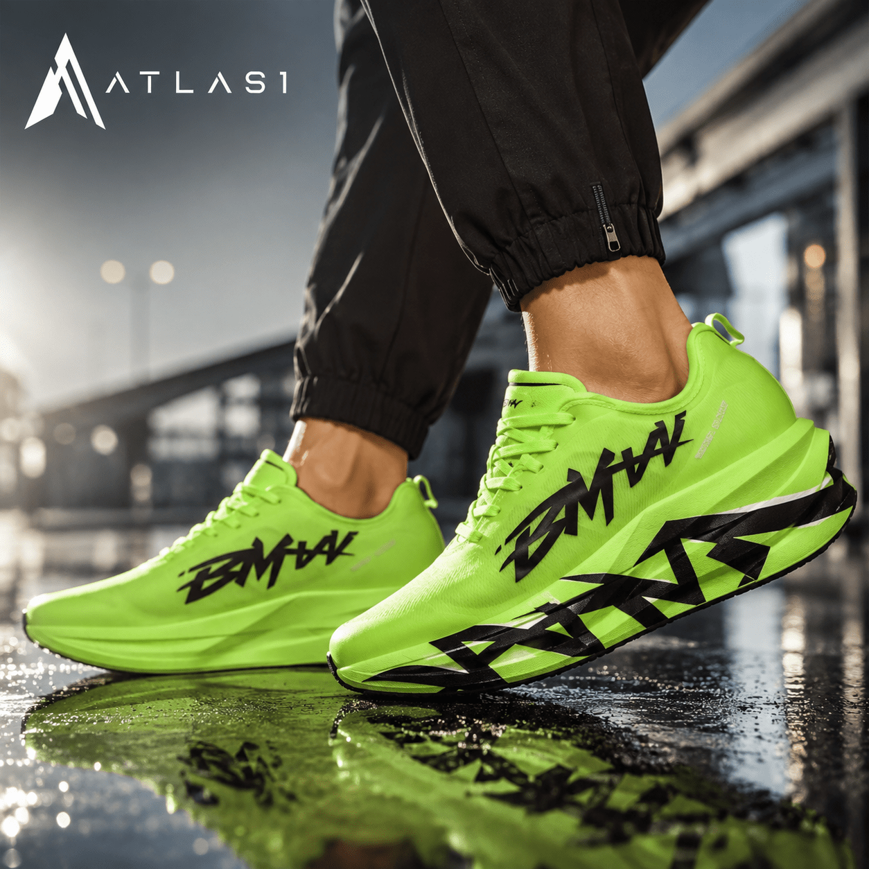 Men's Techwear Carbon Plate Marathon Running Shoes - ATLAS 1
