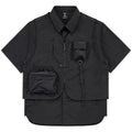 Men's Techwear Cargo Multi Pocket Two Piece Shirt Set - ATLAS 1