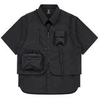 Men's Techwear Cargo Multi Pocket Two-Piece Style Shirt - ATLAS 1