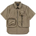 Men's Techwear Cargo Multi Pocket Two Piece Shirt Set - ATLAS 1