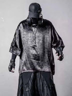 Men's Techwear Dark Punk Half Sleeve T-Shirt - ATLAS 1