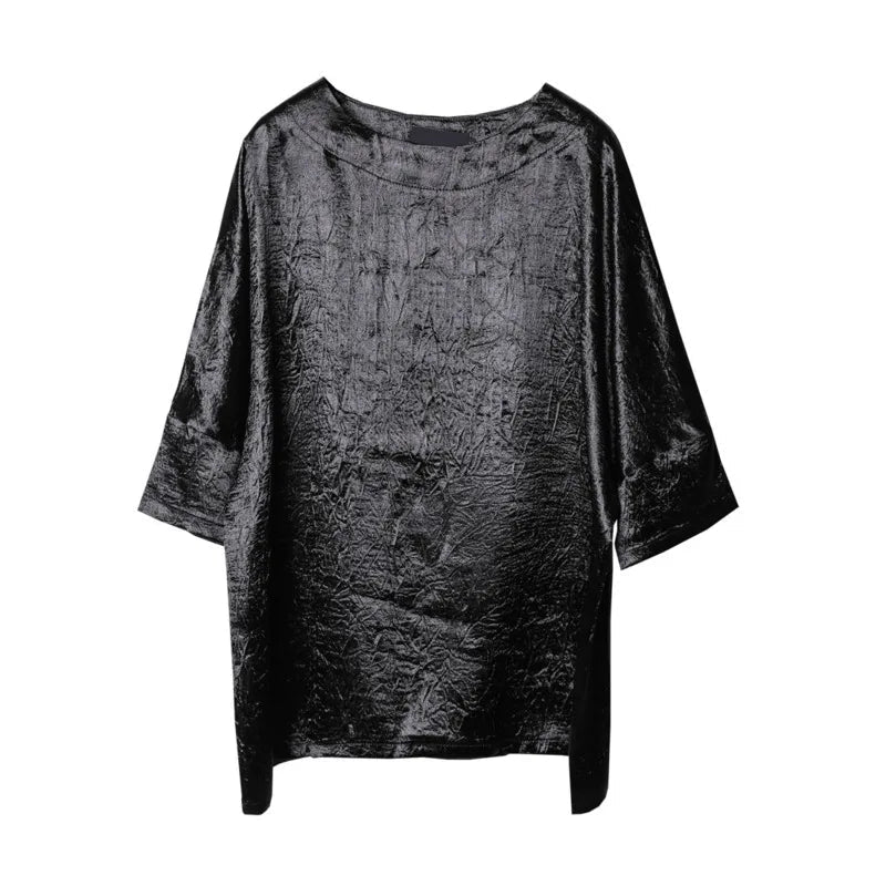 Men's Techwear Dark Punk Graphic Half Sleeve T-Shirt - ATLAS 1