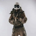 Men's Techwear Distressed Patchwork Tactical Hooded Jacket - ATLAS 1