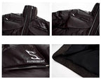 Men's Techwear Double Zipper Padded Faux Leather Jacket - ATLAS 1
