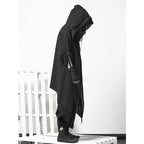 Men's Techwear Goth Long Cardigan Coat - ATLAS 1