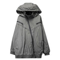Men's Techwear Grunge Patchwork Hooded Jacket - ATLAS 1