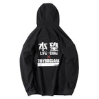 Men's Techwear Harajuku Cotton Printed Hip Hop Hoodie - ATLAS 1