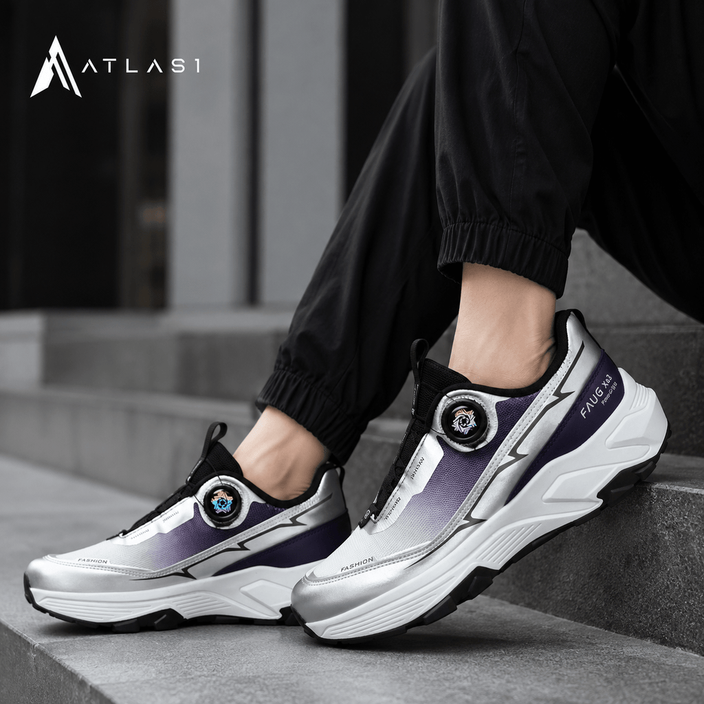 Men's Techwear High Top Running Sneakers - ATLAS 1
