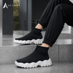 Men's Techwear High Top Slip-On Casual Sneakers - ATLAS 1