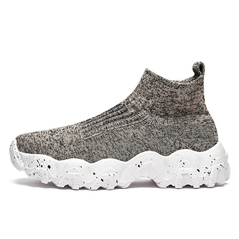 Men's Techwear High Top Slip-On Casual Sneakers - ATLAS 1