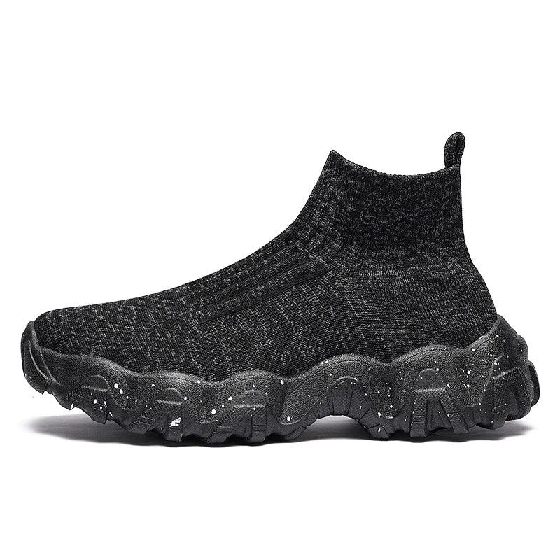 Men's Techwear High Top Slip-On Casual Sneakers - ATLAS 1