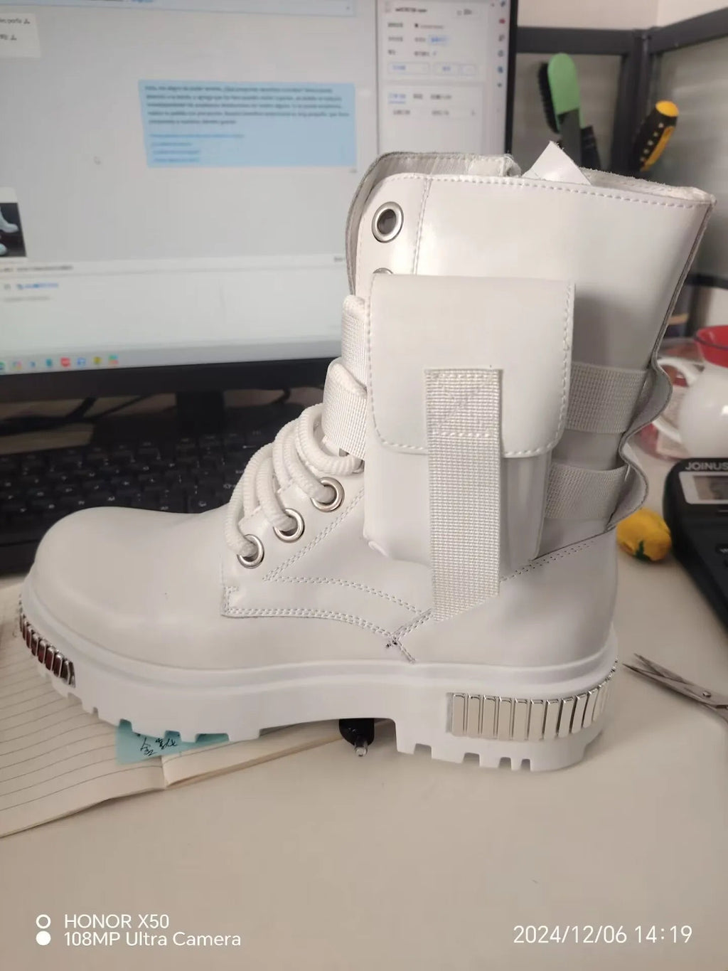 Men's Techwear High Top Winter Motorcycle Boots - ATLAS 1