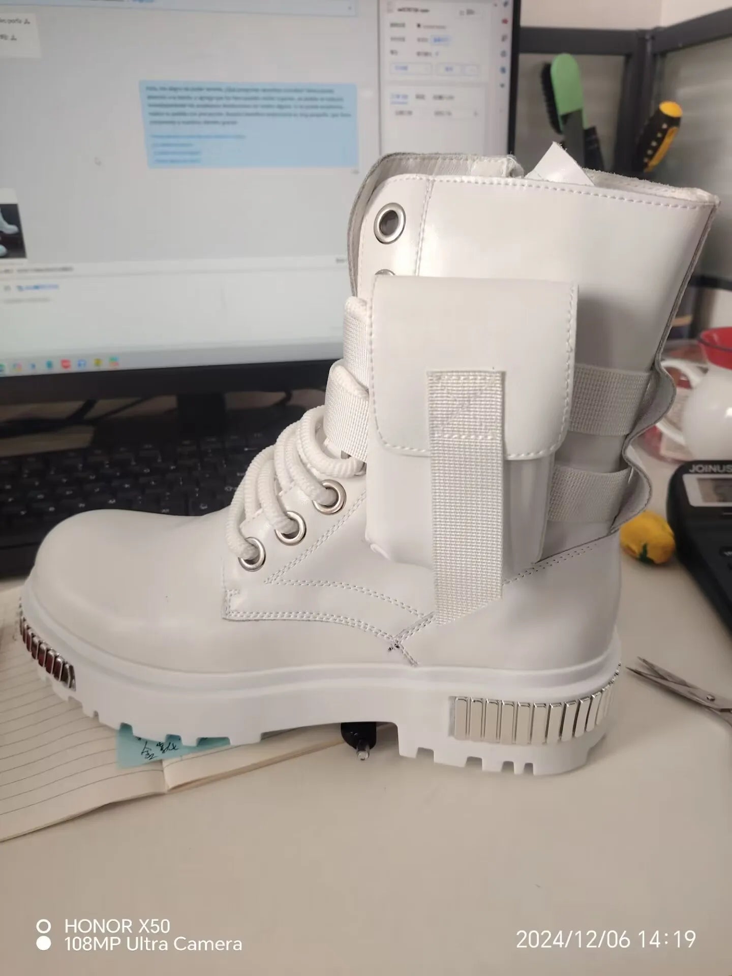 Men's Techwear High Top Winter Motorcycle Boots - ATLAS 1