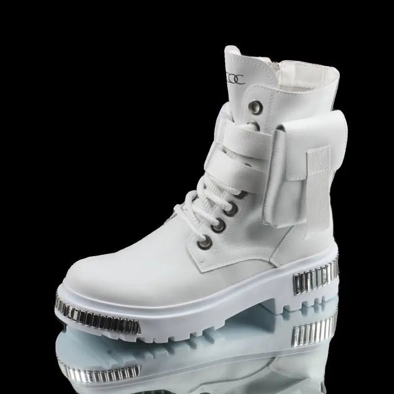 Men's Techwear High Top Winter Motorcycle Boots - ATLAS 1