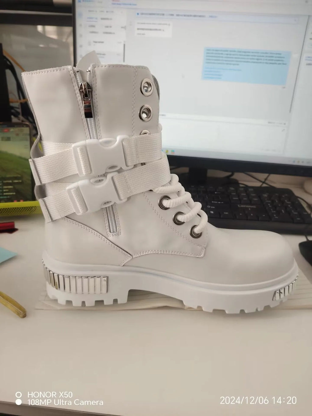 Men's Techwear High Top Winter Motorcycle Boots - ATLAS 1